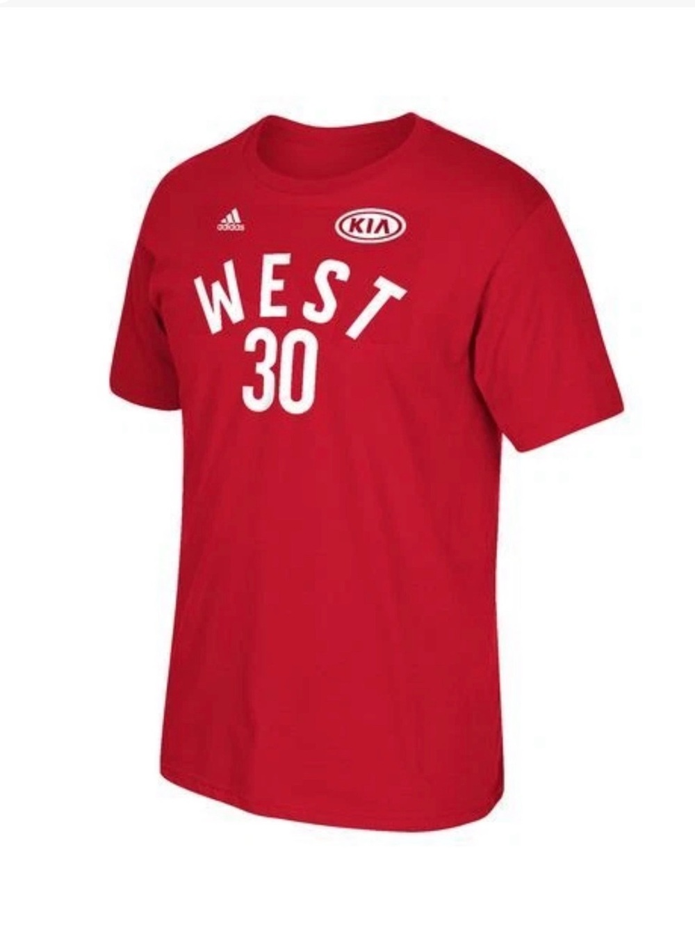 2016 Adidas NBA All Star West Stephen Curry T Shirt Toronto Steph Men Sz L